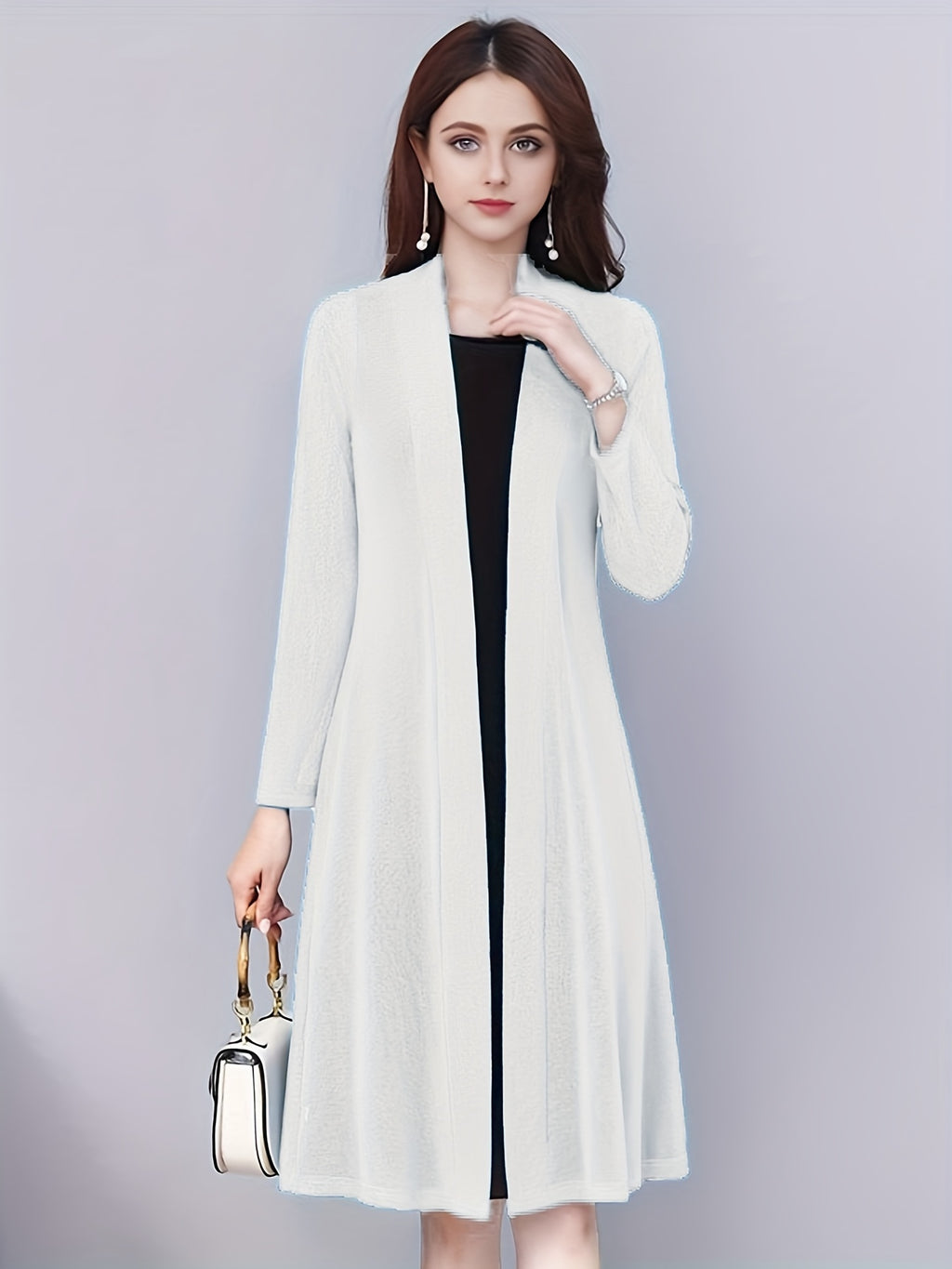 Solid Color Cover-Up, Cardigan, Elegant And Stylish, Mesh Outerwear for Women. - SalmanStore 