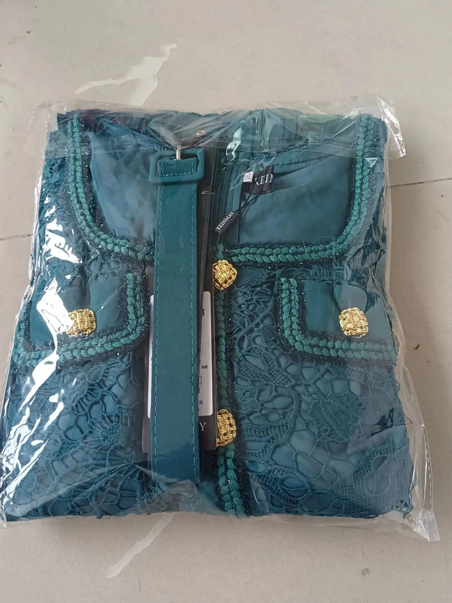 Runway Designer Summer Flower Embroidery Lace Chiffon Prom Dress Women Short Sleeve Single Breasted Midi Long Vestidos Party - SalmanStore 