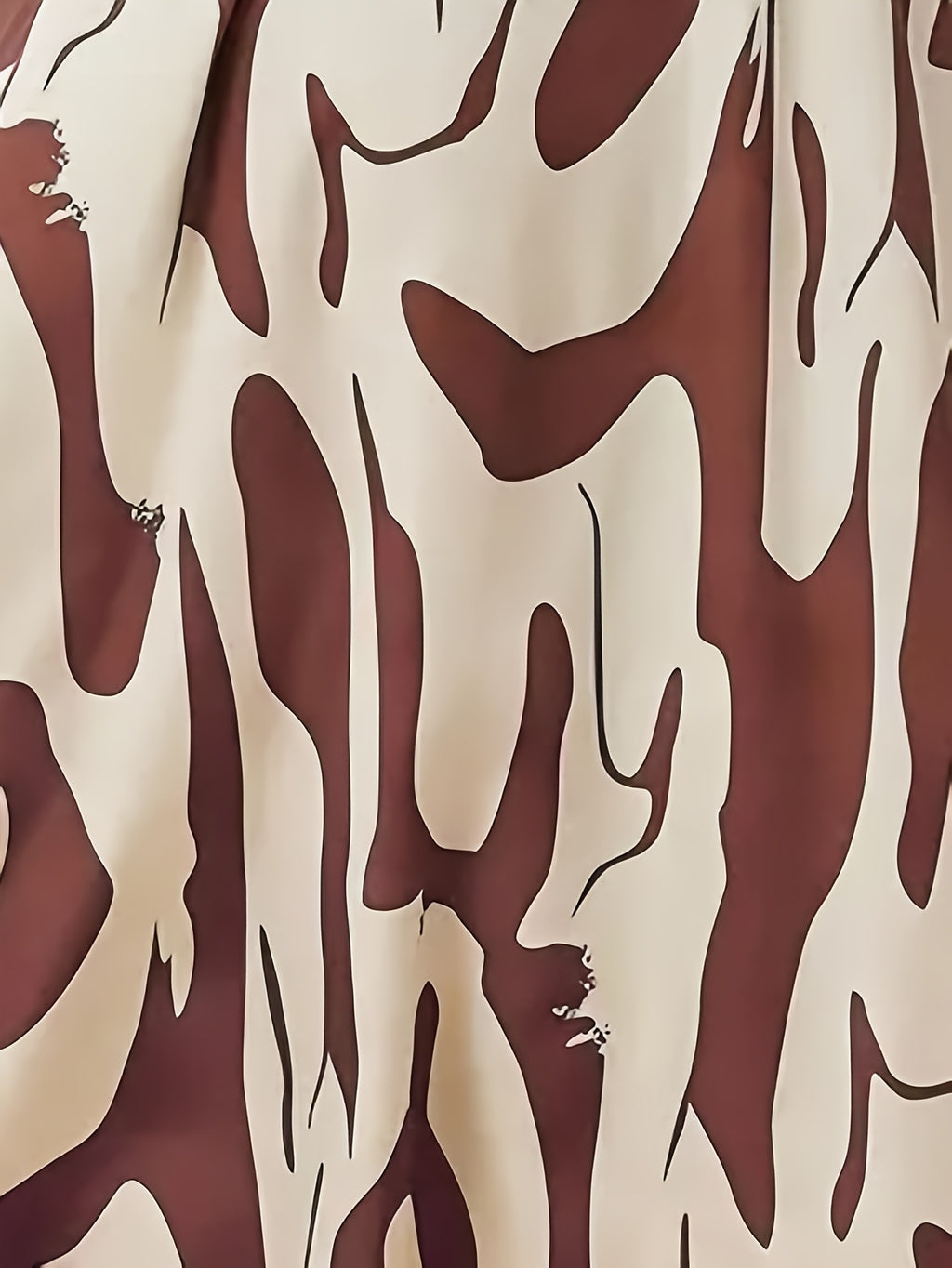 Color-block A-line dress with waist cinch - SalmanStore 