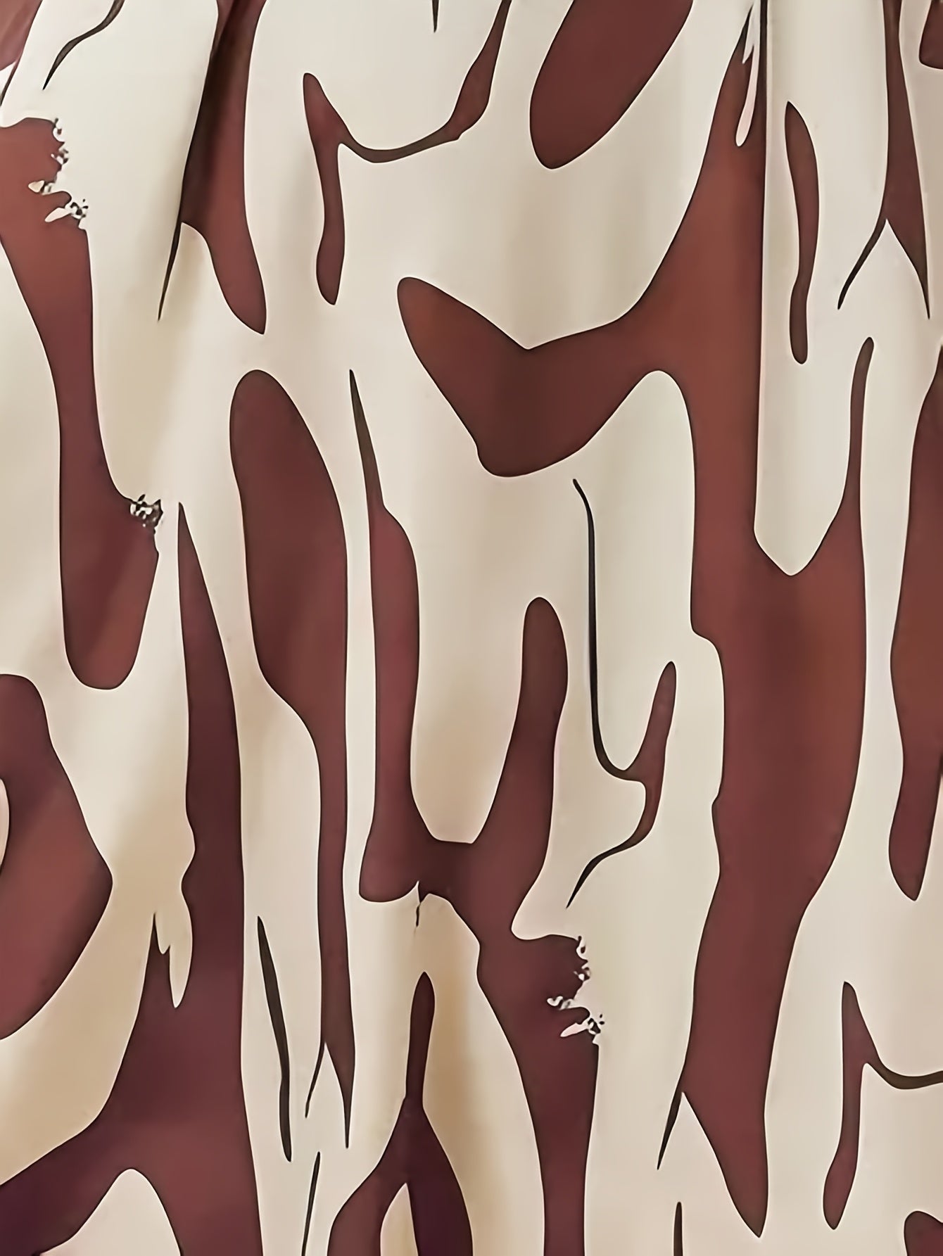 Color-block A-line dress with waist cinch - SalmanStore 